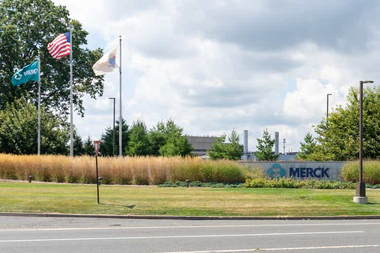 Merck headquarters in Kenilworth, New Jersey, August 23, 2022.