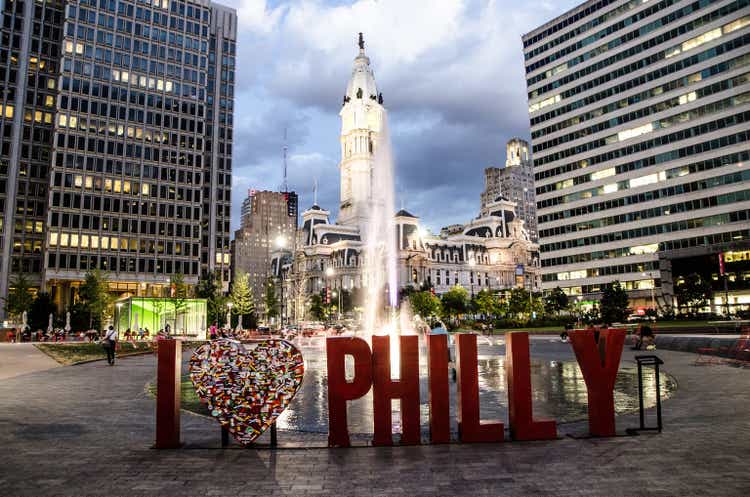 I love Philly sign