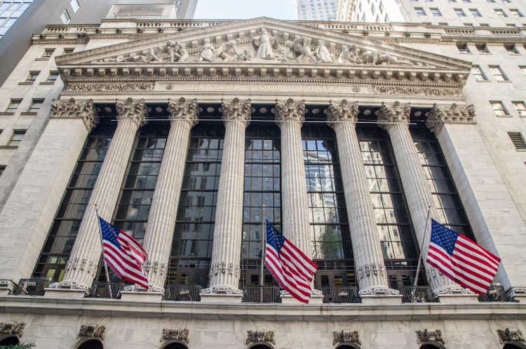 Facade of New York Stock Exchange