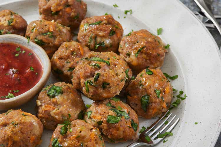 Italian Style Turkey and Spinach Meatballs