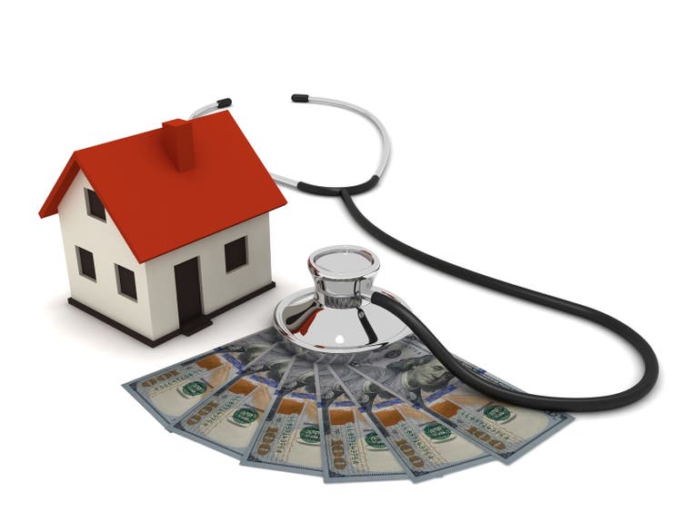 Gelddollar US-Währung Finanzhaus Immobilien
