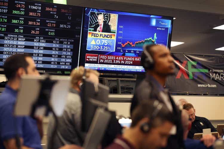Traders Work On The Floor Of The Chicago Board Options Exchange, As Federal Reserve Prepares To Make Interest Rate Announcement
