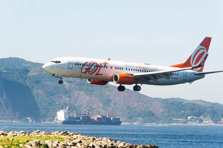 Boeing 737-800 of the Brazilian company Gol Linhas Aéreas