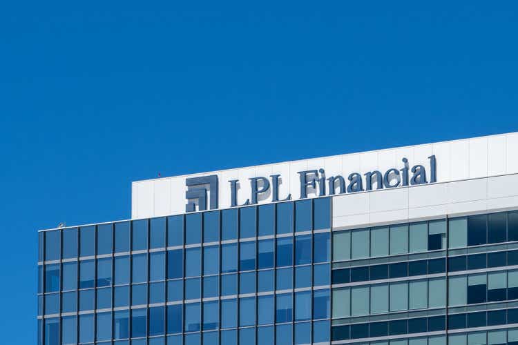 LPL Financial headquarters in San Diego, CA, USA on July 9, 2022.