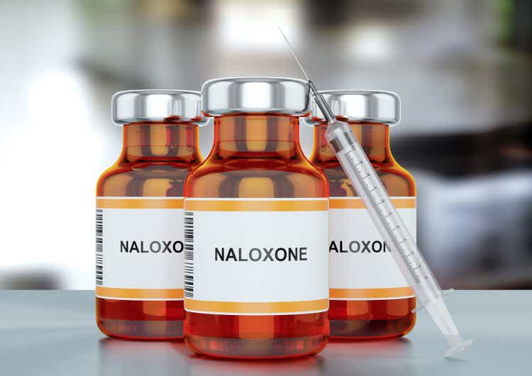 Injectable naloxone is used to reverse the effects of an opioid overdose. Drug antagonist