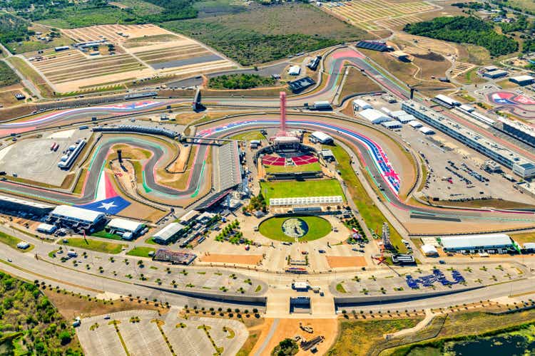 Circuit of the Americas Racetrack Aerial