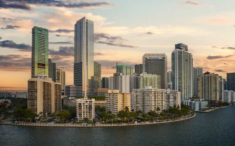 Office and residential buildings, Brickell Key