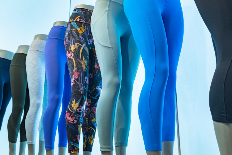 The legging shown by the mannequin