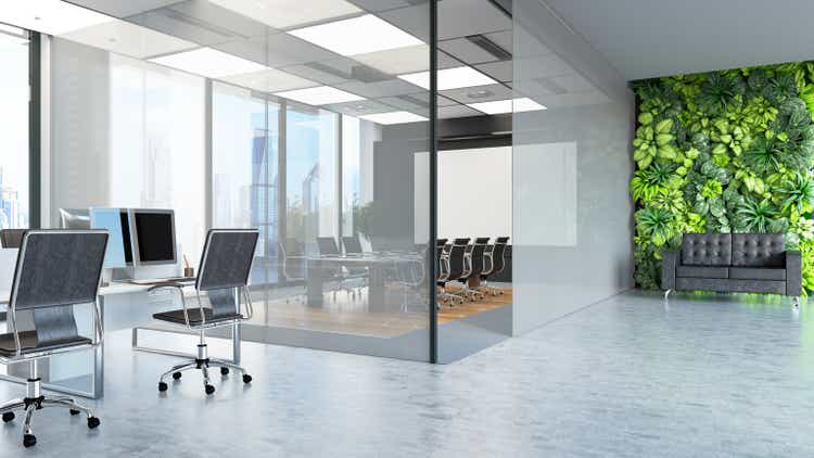 Modern Open Plan Office Space Interior
