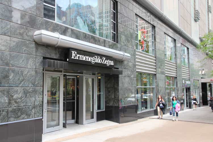 Luxury shopping Ermenegildo Zegna