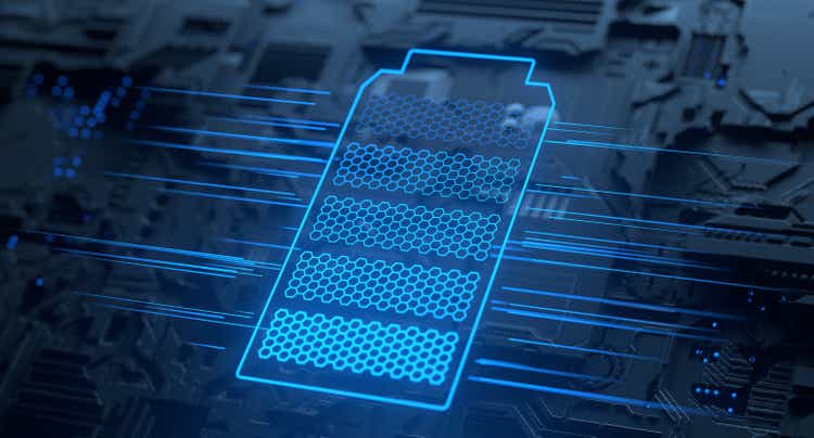 Solid State Battery for EV Electric Vehicle, new research and development batteries with solid electrolyte energy storage for automotive car industry