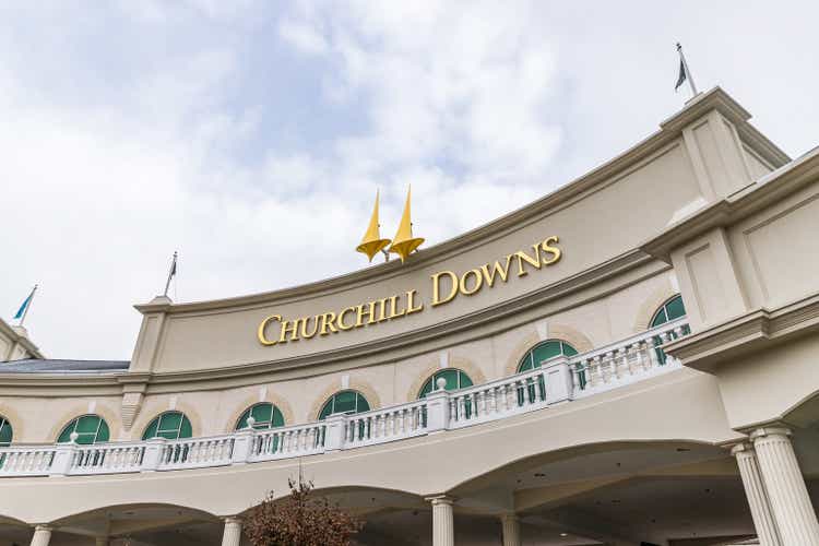 Churchill Downs in Louisville, KY.