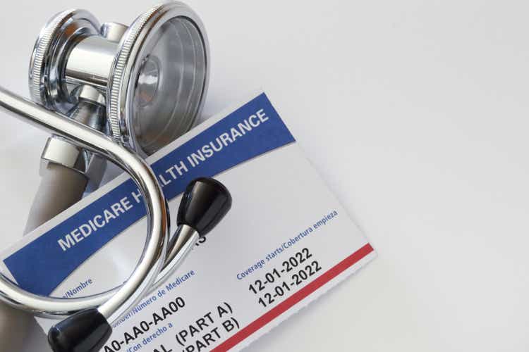 Stethoscope And A Medicare Insurance Card
