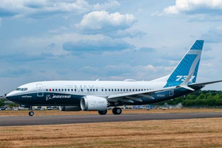 Boeing 737-7 MAX, N7201S. Farnborough International Airshow, July 16, 2018