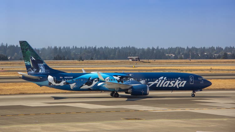 Alaska Airlines Boeing 737 MAX 9 Commercial Airliner