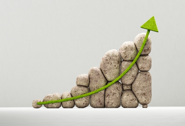 upward arrow