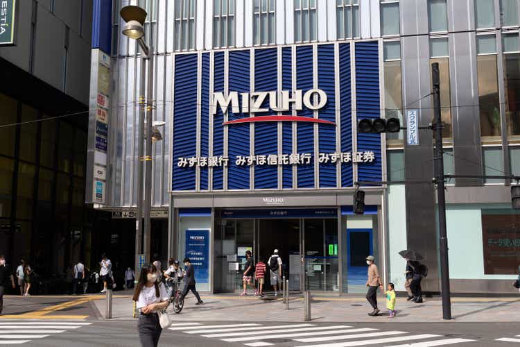 Mizuho Bank in Tokyo, Japan