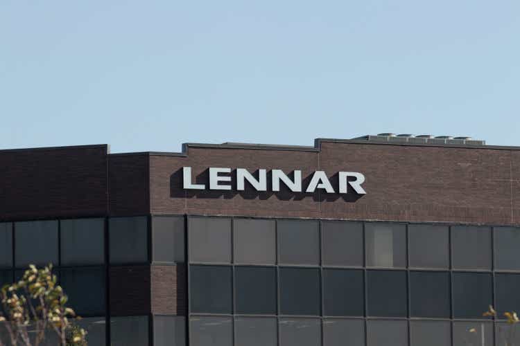 Lennar branch office. Lennar Corporation is a home construction company.