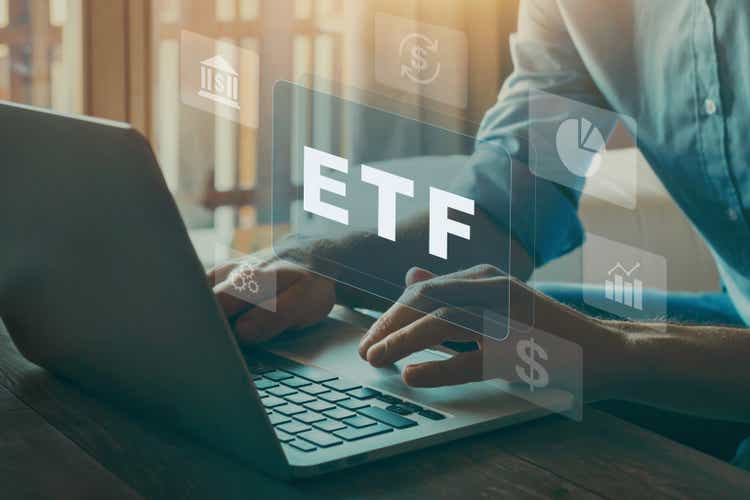 ETF, investment concept