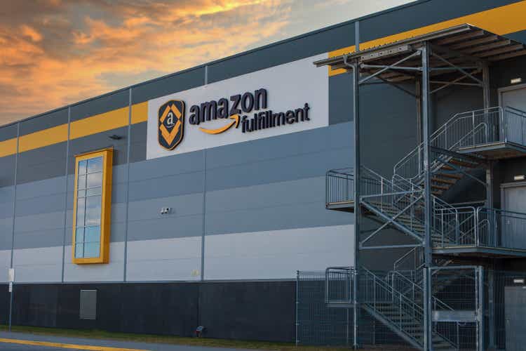 Amazon.com Fulfillment Center. Amazon company, e-commerce business