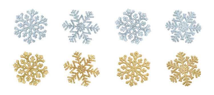 Set of Snowflakes