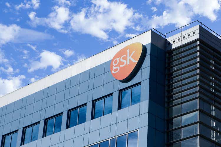 The Glaxosmithkline headquarters office building in Poznan. LOGO