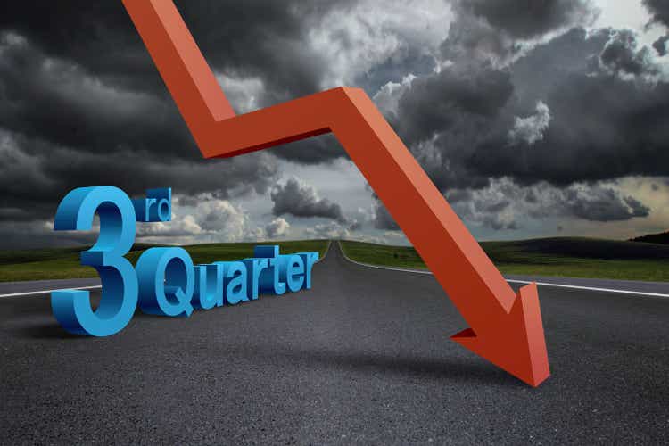 Economic downturn in the 3rd quarter