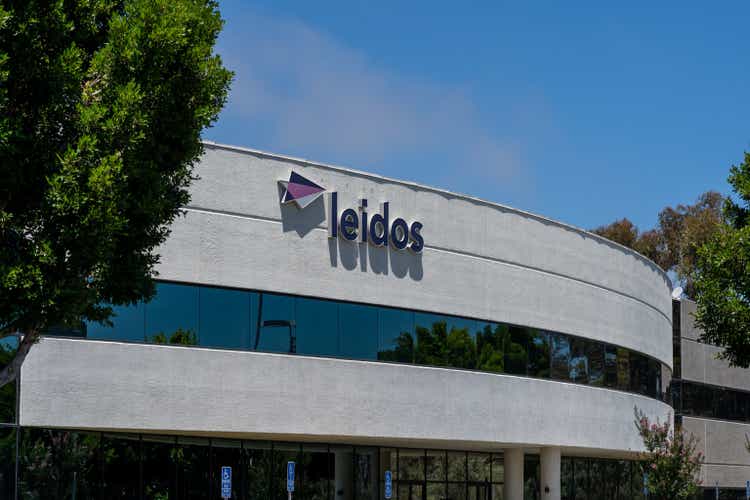 Leidos office building in San Diego, California, USA.