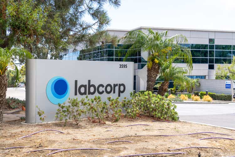 Labcorp office in San Diego, CA, USA.