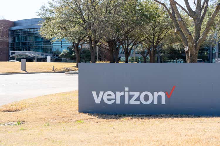 The Verizon campus in Irving, Texas, USA.