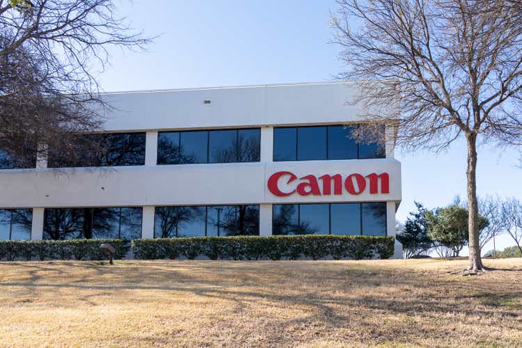 Canon USA Inc office in Irving, Texas, USA.