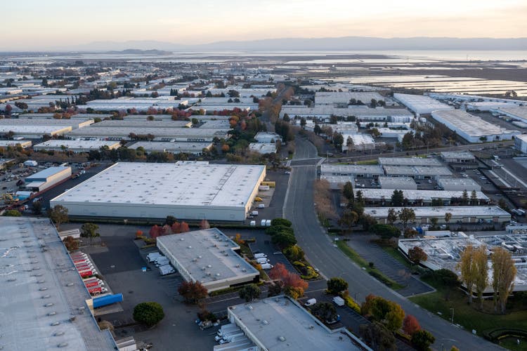 Oakland, California area Industrial Park