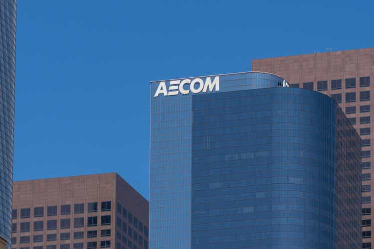 Aecom office building in downtown Los Angeles.