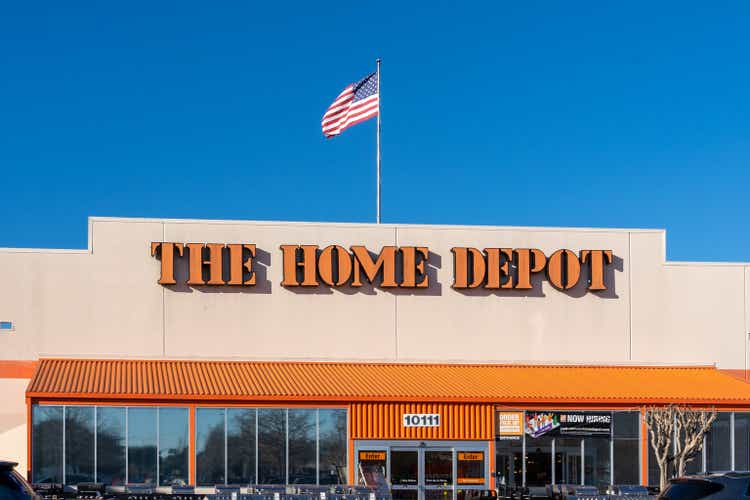 Ein Home Depot Store in Pearland, Texas, USA.