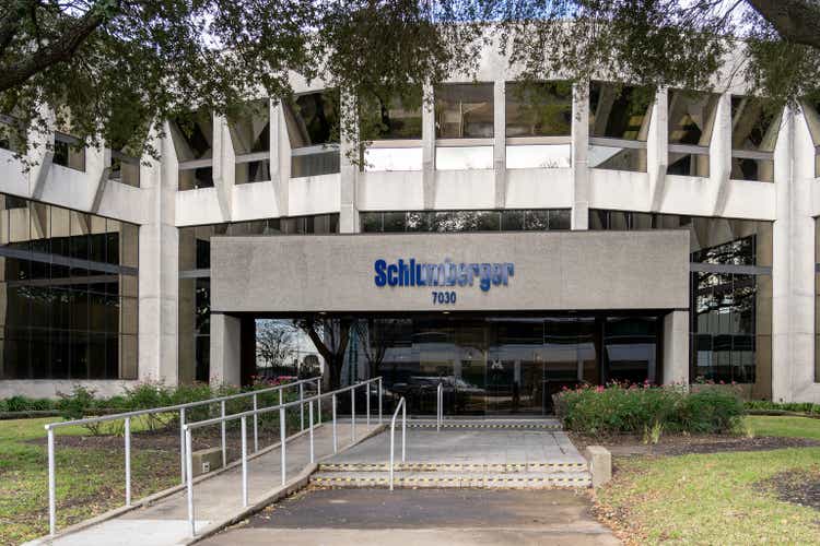 Schlumberger executive office in Houston, TX, USA.