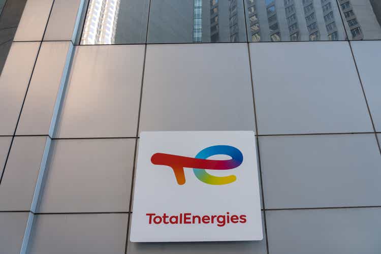 TotalEnergies office building in Houston, Texas, USA.