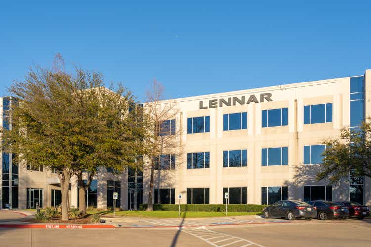 Lennar DFW Division Office building in Irving, Texas, USA.