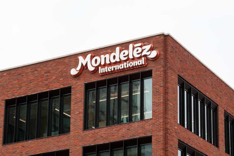 Mondelez International headquarters in Chicago, Illinois, USA.