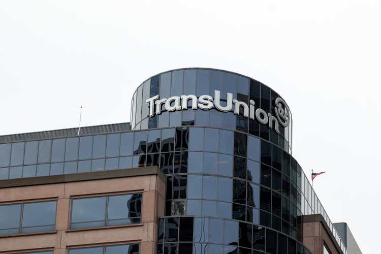 TransUnion headquarters in Chicago, Illinois, USA.