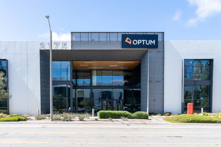 Optum California Corporate Office building in El Segundo, Ca, USA.