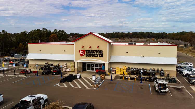 Tractor Supply Company is a retail chain of stores that sells products for recreational farmers, pet owners, and landowners. TSC trades under the symbol TSCO