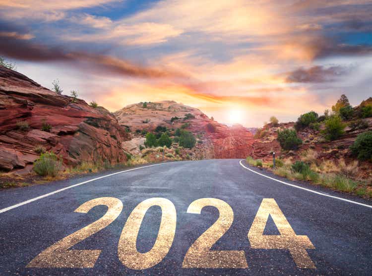 2024 New Year road
