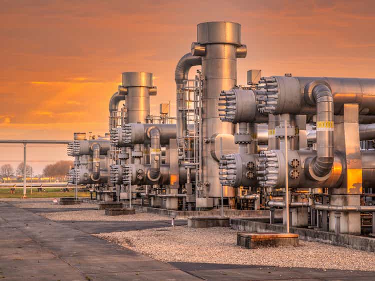 Groningen Oil and gas processing plant