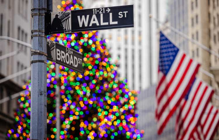 Wall Street Christmas Tree