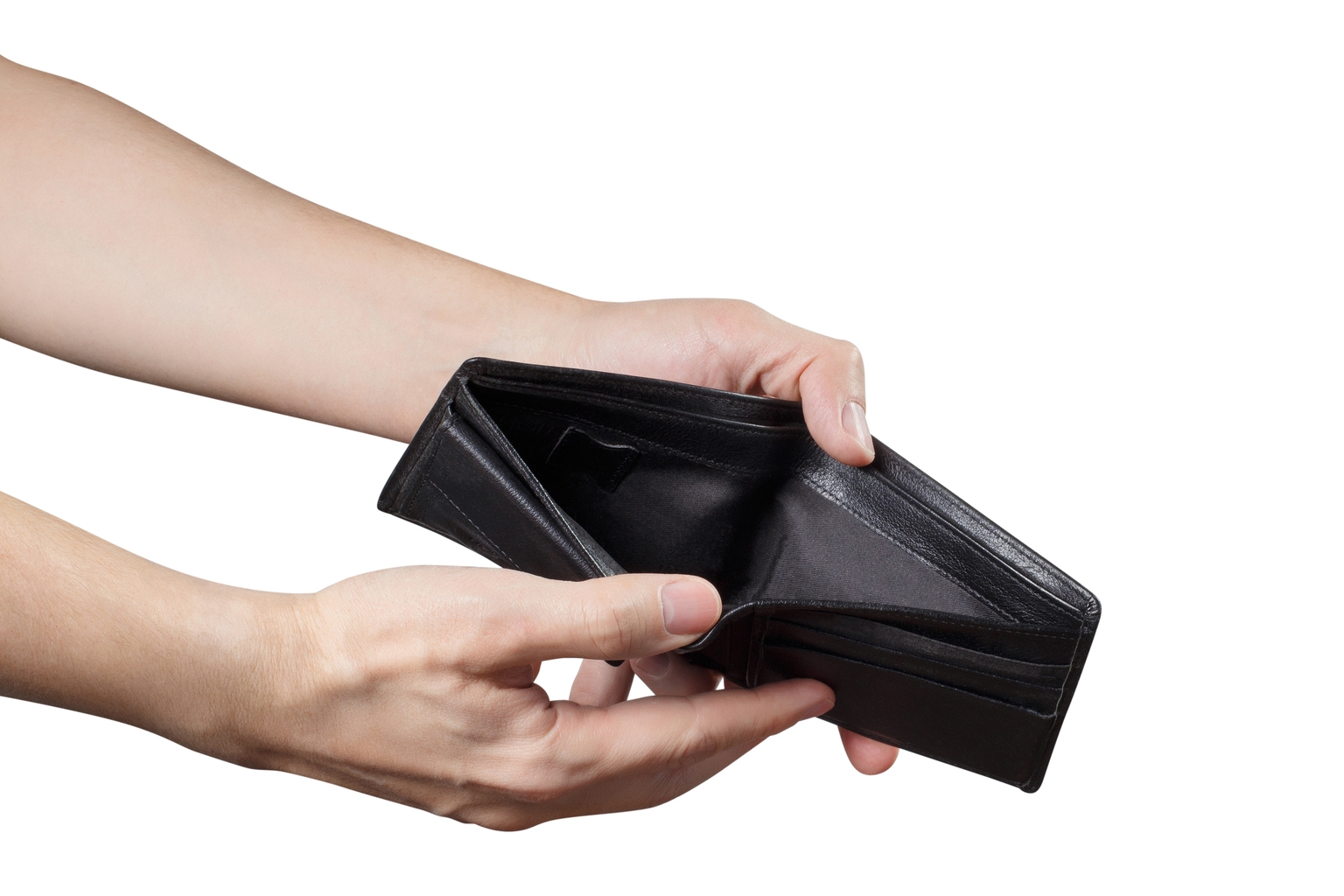 Empty wallets. Empty wallets