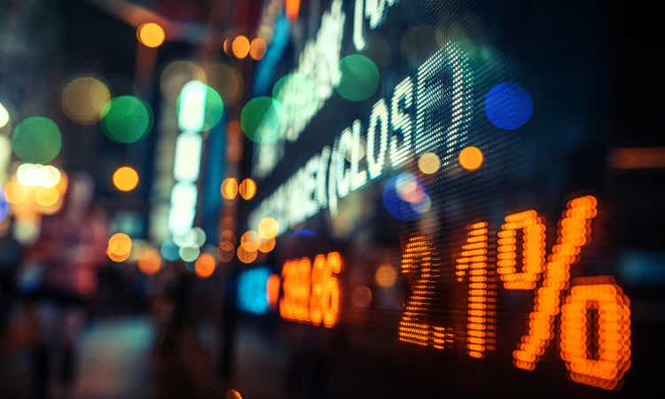 display stock market exchange and charts information