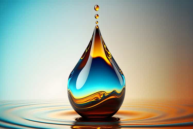 Drop of oil. Shine yellow Cosmetic oil or Cosmetic Essence Liquid drop. Fresh engine oil liquid eco nature. 3d render