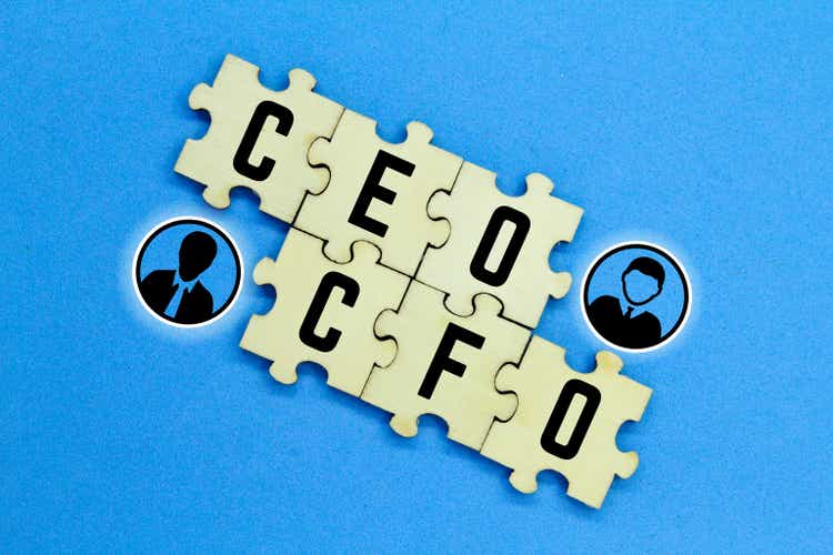 the difference between a ceo and a cfo. letters of the CEO and CFO