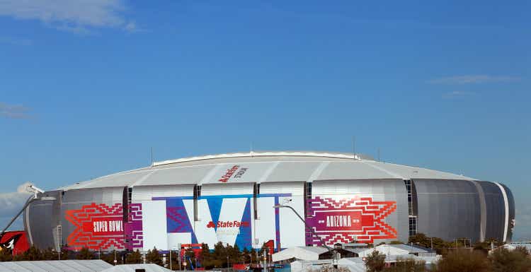 Arizona-2023 Super Bowl LVII Stadium in Glendale Sportsman"s Park