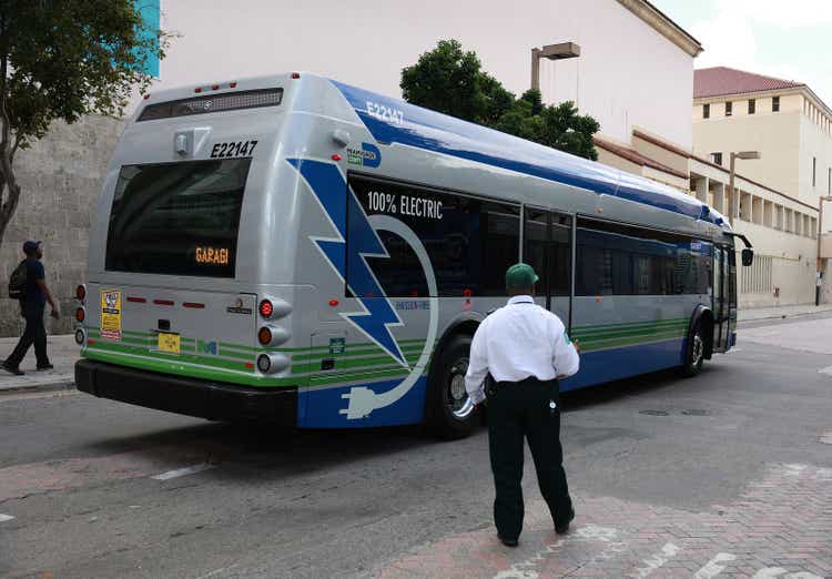 City Of Miami Unveils New Electric Bus Fleet To Combat Climate Change